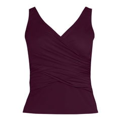 Women's Plus Size SlenderSuit Wrap Tankini Top