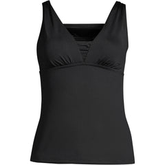 Women's Chlorine Resistant Tummy Control Grecian Tankini Swimsuit Top Adjustable Straps