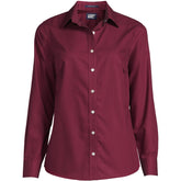Women's Petite Long Sleeve No Iron Broadcloth Shirt