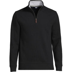 School Uniform Men's French Rib Quarter Zip Pullover Shirt