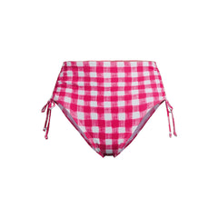 Women's Pique High Waisted Adjustable Bikini Bottoms