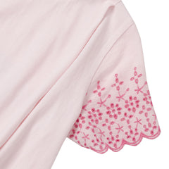 Girls Short Sleeve Knotted Tee
