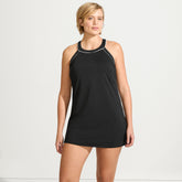 Women's Plus Size G-Cup High Neck Swim Dress Swimsuit