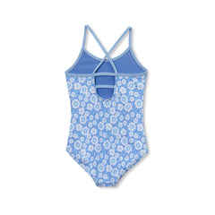 Girls Chlorine Resistant Reversible One Piece Swimsuit