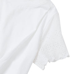 Girls Short Sleeve Knotted Tee