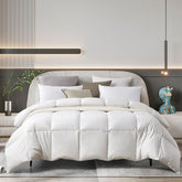 Farm to Home Organic Cotton 233 Thread Count Medium Warmth Feather and Down Comforter