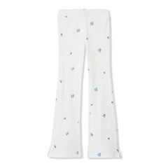 Girls Ribbed Flare Leggings