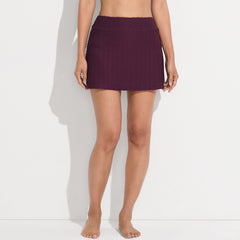 Women's Texture Swim Skirt Swim Bottoms
