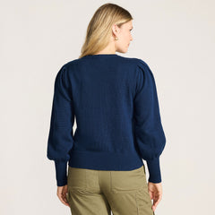 Women's Drifter Puff Sleeve Crew Neck Sweater