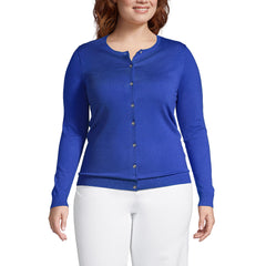 Women's Plus Size Performance Crew Cardigan Sweater