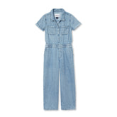 Girls Lightweight Denim Jumpsuit