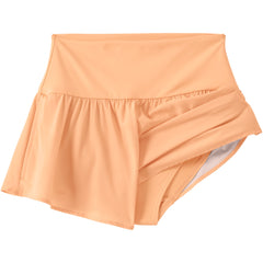 Women's Plus Size 3" Pinchless Flutter Swim Short with Panty