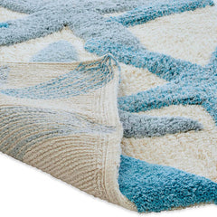 Chesapeake Ariel Star Pattern Cotton Anti Skid 2 Piece Bath Rug Set