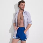 Men's 5" Quick Dry Striped Pull on Board Short
