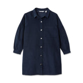 Girls 3/4 Sleeve Corduroy Shirt Dress