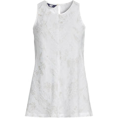 Women's Plus Size Linen Sleeveless Top