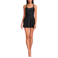 Women's Long Torso Essential Tie Back Ruched Dresskini Top