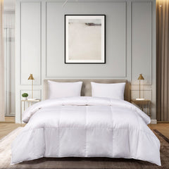 Blue Ridge Home Fashions 1000 Thread Count White Goose Down Supima Cotton Comforter