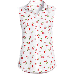 Women's Petite No Iron Sleeveless Shirt