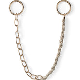 Faux Leather Link Mix Bag Chain