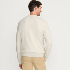 Men's Tall Long Sleeve Lambswool Crewneck Sweater