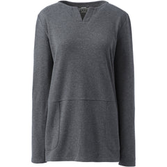 School Uniform Women's Plus Size Cotton Polyester Long Sleeve Tunic with Pockets