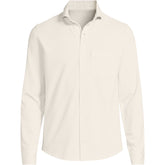 Men's Tall Long Sleeve Knit Travel Kit Oxford Shirt