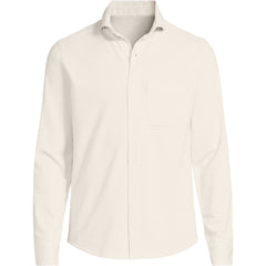 Men's Long Sleeve Knit Travel Kit Oxford Shirt