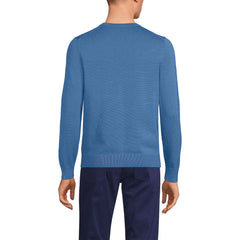 Men's Tall Fine Gauge Cotton Crew Neck Sweater