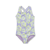 Girls Plus Chlorine Resistant One Piece Swimsuit