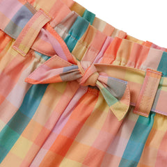 Girls Belted Woven Pull On Shorts