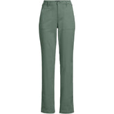 Women's Petite High Rise Chino Utility Straight Leg Pants