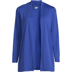 Women's Plus Size Long Sleeve Supima Micro Modal Open Cardigan Tunic