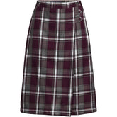 Women's Plaid A-line Skirt Below The Knee