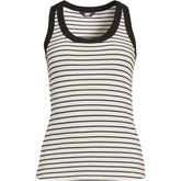 Women's Plus Size Drapey Rib Fitted Tank Top
