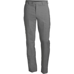 School Uniform Men Big Washable Wool Tailored Plain Front Trousers
