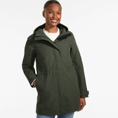 Women's Squall Hooded Waterproof Raincoat