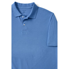 School Uniform Men's Big Short Sleeve Mesh Polo Shirt