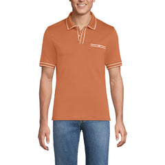 Men's Short Sleeve Tipped Welt Pocket Supima Polo