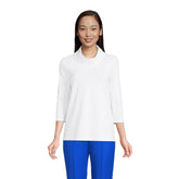 Women's 3/4 Sleeve Light Weight Jersey Cowl Neck Top