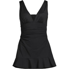Women's Plus Size SlenderSuit Grecian Mini Swim Dress