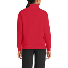 Women's Long Sleeve Serious Sweats Mock Neck Sweatshirt