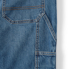 Women's Plus Size Soft Denim High Rise Rail Straight Leg Utility Jeans