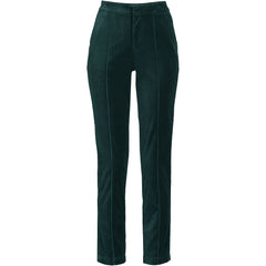 Women's Velvet High Rise Pintuck Pencil Ankle Pants