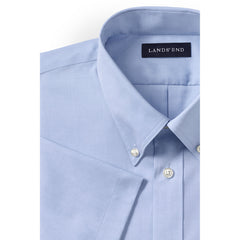Boys Short Sleeve No Iron Pinpoint Dress Shirt