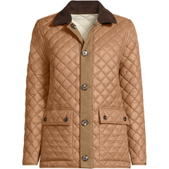Women's Plus Size Reversible Barn Quilted Insulated Jacket