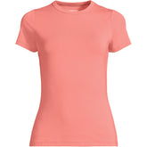 Women's Petite Short Sleeve Cooling Crew Neck T-Shirt