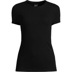 Women's Plus Size Micro Rib T-Shirt