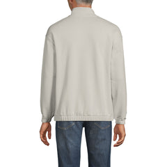 Men's Long Sleeve French Terry Vintage Wash Quarter Zip