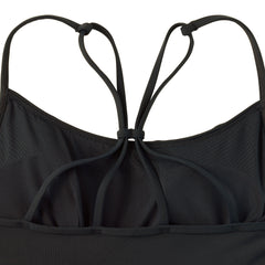 Women's Long Torso Tugless QuickDry Adjustable Strappy Back Tankini Top